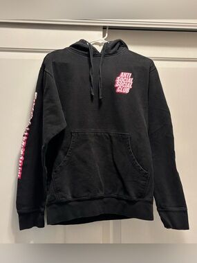 Anti Social Social Club hoodie, size S